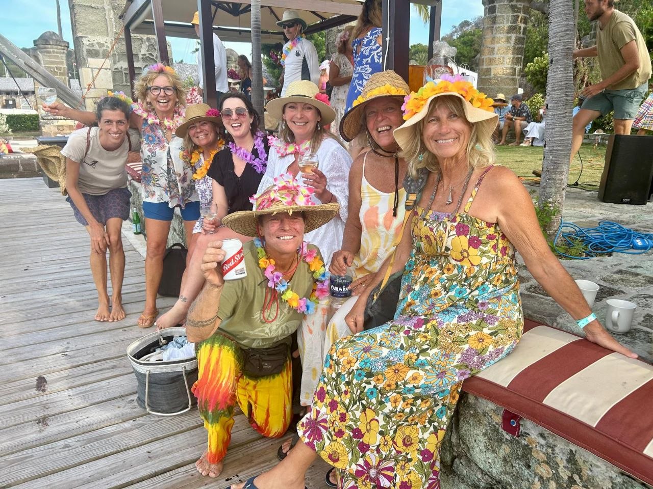 Cherub's crew at the 2025 Antigua Classic Yacht Regatta
